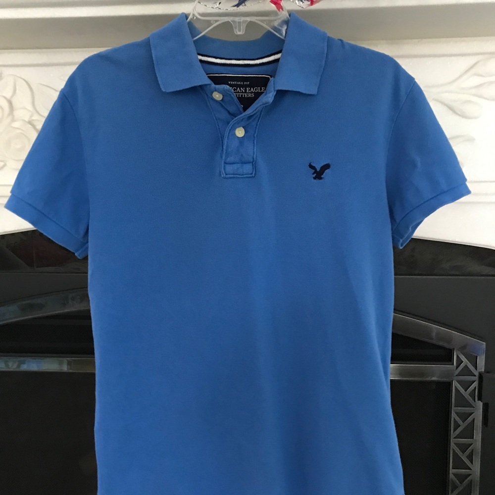 American Eagle Polo - beautiful blue - Small